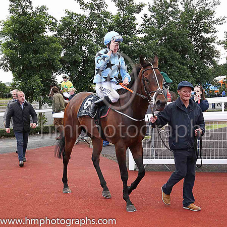 01st Mr Michael  Shane Foley (6, light blue, black stars) trainer Adrian Brendan Joyce, Owner Mrs Christina Joyce