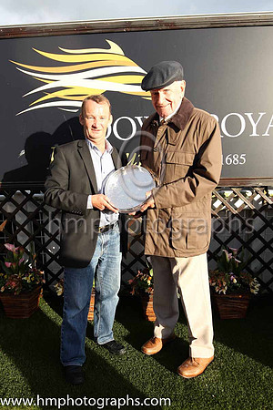 Bill Boyd and winning trainer John Patrick Shananah