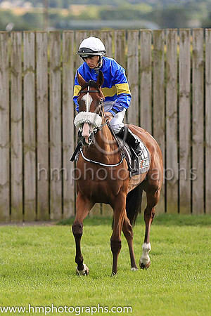 1st Lisard Lady and W M Lordan ( 13 , royal blue, yellow hoop ) Trainer - T Cooper , Owner - Thomas Cooper