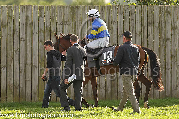 1st Lisard Lady and W M Lordan ( 13 , royal blue, yellow hoop ) Trainer - T Cooper , Owner - Thomas Cooper
