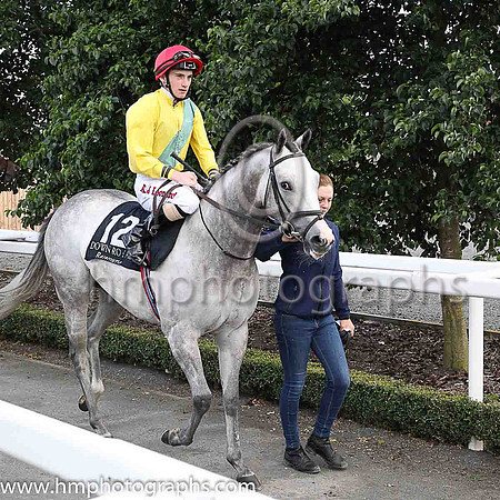 7th Miss Florence and K J Leonard ( 12 , yellow, green sash ) Trainer - T M Walsh , Owner - Mrs Helen Walsh