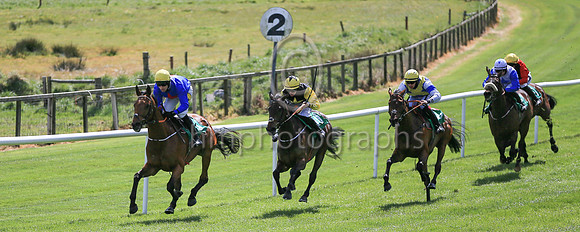 01st Gladiatorial  and ( 5 , blue, red star ) Trainer - N C Kelly , Owner - William M Brown