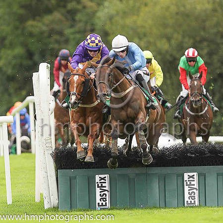 01st King Of Aran and D E Mullins ( 8 , blue, white cap ) Trainer - M C Grassick , Owner - M C Grassick
