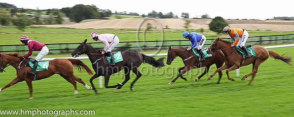 01st Westland Row and D N Russell ( 2 , pink, maroon star ) Trainer - G Elliott , Owner - Mrs Caren Walsh  John F Doyle