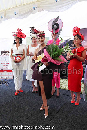 Ladies Day at Downpatrick Jenny Finnigan from Ardglass winner of the Giltspur Spur Most stylish Hat and Accessorys Competition