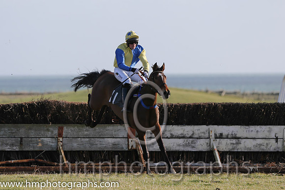 11 Lethiratit (11)  B O'Neill - PU Trainer : Colin Bowe, Blue and yellow halves