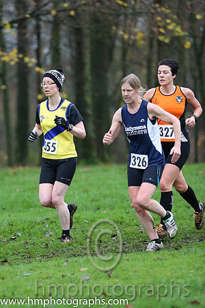 81 Sarah Benton (355 ) North Down 22:26 , 80 Susanna Allan (326 ) Ballymena Runners 22:19 and 78 Emma McWilliamson (327 ) Orangegrove AC 22:16