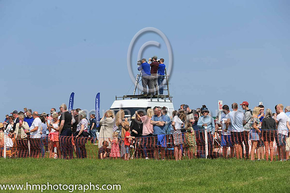 Spectators enjoying the sunshine at the Route Hunt Point to Point at Portrush