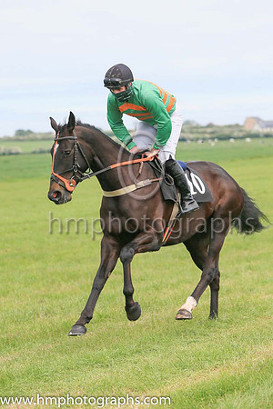 01st CRYPTO CURRENCY and R W Barron ( 10 , LIGHT BLUE,dark green sash; light blue sleeves; dark green cap,light blue star ) Trainer: Tom Keating,, Owner : Tom Keating