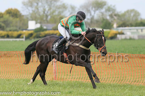 01st CRYPTO CURRENCY and R W Barron ( 10 , LIGHT BLUE,dark green sash; light blue sleeves; dark green cap,light blue star ) Trainer: Tom Keating,, Owner : Tom Keating