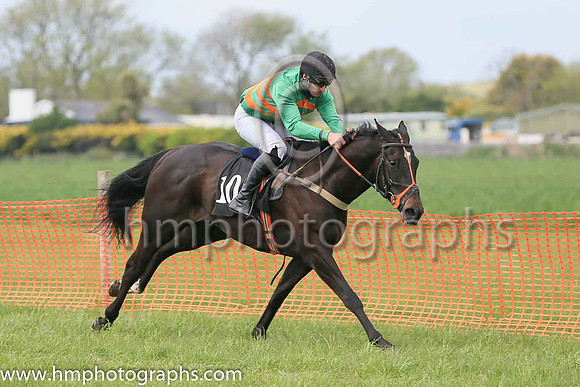 01st CRYPTO CURRENCY and R W Barron ( 10 , LIGHT BLUE,dark green sash; light blue sleeves; dark green cap,light blue star ) Trainer: Tom Keating,, Owner : Tom Keating