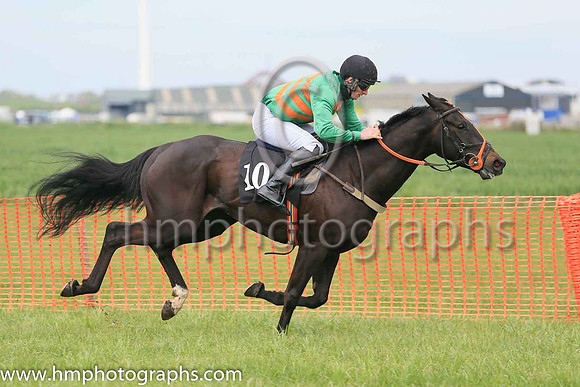 01st CRYPTO CURRENCY and R W Barron ( 10 , LIGHT BLUE,dark green sash; light blue sleeves; dark green cap,light blue star ) Trainer: Tom Keating,, Owner : Tom Keating