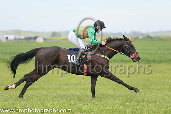 01st CRYPTO CURRENCY and R W Barron ( 10 , LIGHT BLUE,dark green sash; light blue sleeves; dark green cap,light blue star ) Trainer: Tom Keating,, Owner : Tom Keating