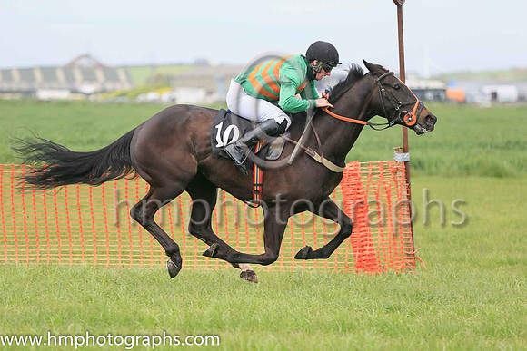 01st CRYPTO CURRENCY and R W Barron ( 10 , LIGHT BLUE,dark green sash; light blue sleeves; dark green cap,light blue star ) Trainer: Tom Keating,, Owner : Tom Keating