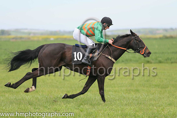01st CRYPTO CURRENCY and R W Barron ( 10 , LIGHT BLUE,dark green sash; light blue sleeves; dark green cap,light blue star ) Trainer: Tom Keating,, Owner : Tom Keating