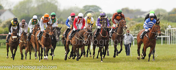 01st RATHMACKNEE and B O'Neill ( 14 , BLUE,white chevrons; white cap ) Trainer: Colin Bowe,, Owner : Bloodstock Ltd Final Furlong