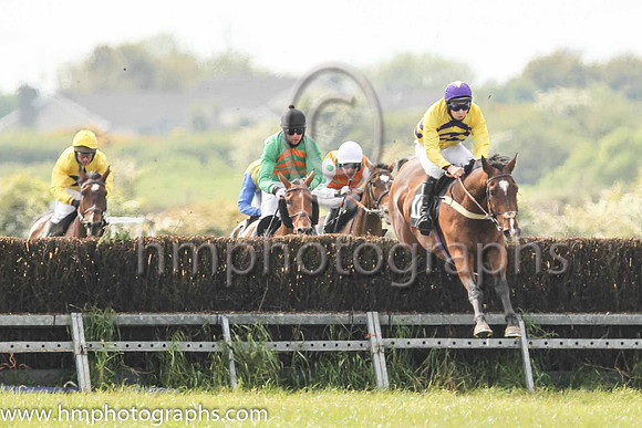 01st WILLIAM TYNDALE and D J Scullion ( 11 ,Antrim (H)- YELLOW,purple chevrons; yellow sleeves; purple cap,yellow star ) Trainer: Noel C. Kelly,, Owner : Shauna Kelly