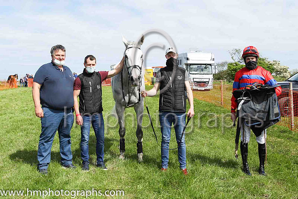 01st CREADAN GRAE and P Rogan ( 7 ,Antrim (H)- RED  ROYAL BLUE HOOPS; red sleeves,royal blue armlet; red cap,royal blue spots ) Trainer: P.J. McBurney,, Owner : Helen McBurney