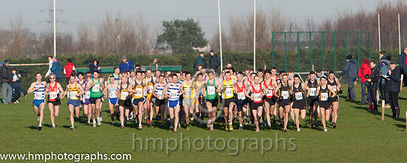 The Start of the 2007 Northern Ireland Men's Cross Country Championship at University of Ulster , Coleraine