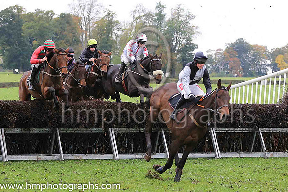 01st BLUE FLIGHT (FR) and Derek O'Connor ( 1 , BLACK  WHITE QTD; black  white hlvd sleeves; white cap ) Trainer: Colin S. McKeever,, Owner : W.W. Dennison