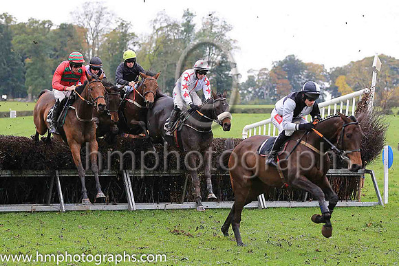 02nd THE SOME DANCE KID and J P O'Rourke ( 23 , EMERALD GREEN,red chevrons; red sleeves; red  emerald green hooped cap ) Trainer: D.M. Christie , Owner : D.M. Christie