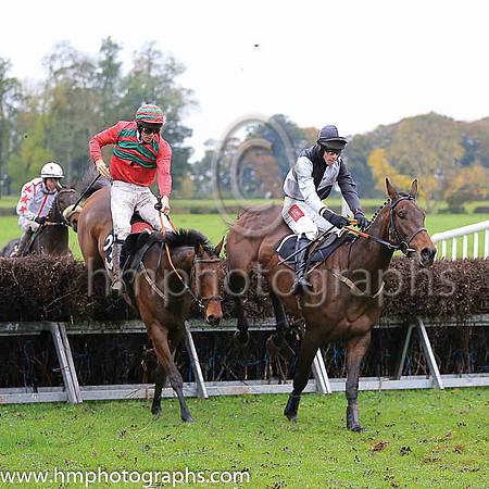 01st BLUE FLIGHT (FR) and Derek O'Connor ( 1 , BLACK  WHITE QTD; black  white hlvd sleeves; white cap ) Trainer: Colin S. McKeever,, Owner : W.W. Dennison
