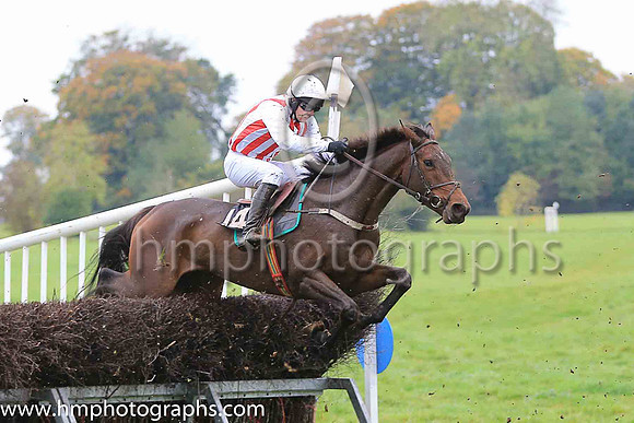 04th BRIDLE LOANAN and M J O'Hare ( 14 , WHITE  RED STRIPES; white sleeves; white cap ) Trainer: J.G. Cosgrave,, Owner : Sara O'Hare