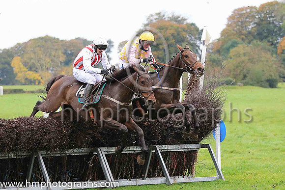 HOME PLACE and N McParlan ( 18 , PINK  YELLOW CHECK; pink sleeves; yellow cap ) Trainer: Warren Ewing , Owner : Warren Ewing