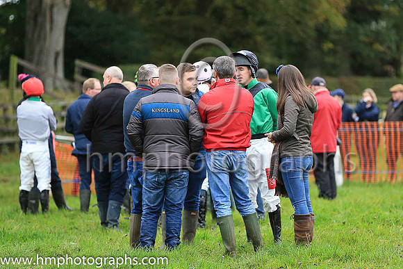 Parade ring at East Antrim P2P at Loughanmore