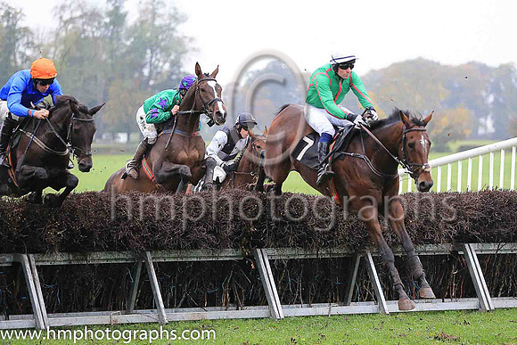 MISTY MAGIC and J J O'Neill ( 7 , EMERALD GREEN,red seams; emerald green sleeves,red seams; white cap ) Trainer: Kate Harrington,, Owner : Kate Harrington