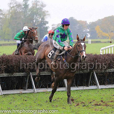 LARGY LEGS and B O'Neill ( 6 , EMERALD GREEN,purple star; emerald green sleeves,purple stars; purple cap,emerald green stars ) Trainer: S.R.B. Crawford , Owner : Raymond Scullion  Martin McGroggan