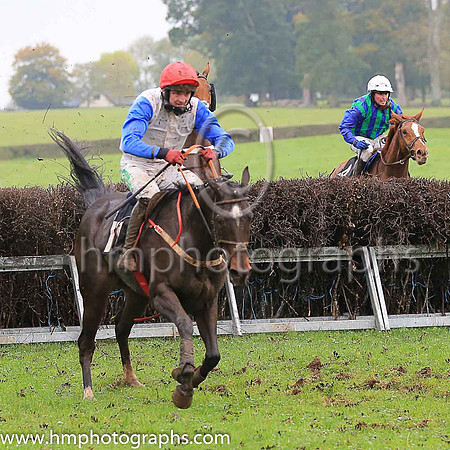 02nd SOME RESPONSE and D G Lavery ( 10 , WHITE; royal blue sleeves; red cap ) Trainer: B.R. Hamilton , Owner : Brian Hamilton