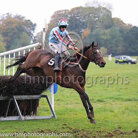 02nd SAMBREMONT (FR) and B O'Neill ( 5 , LIGHT BLUE,maroon star; light blue  maroon striped sleeves; light blue cap,maroon star ) Trainer: D.M. Christie , Owner : S.J. Hegarty