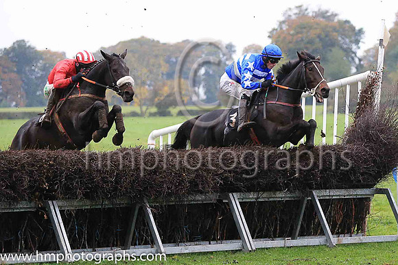 03rd BOBOWEN and J C Barry ( 3 , BLUE; white  black hlvd sleeves; white cap ) Trainer: Caroline McCaldin , Owner : Caroline McCaldin  Sharon Kelly