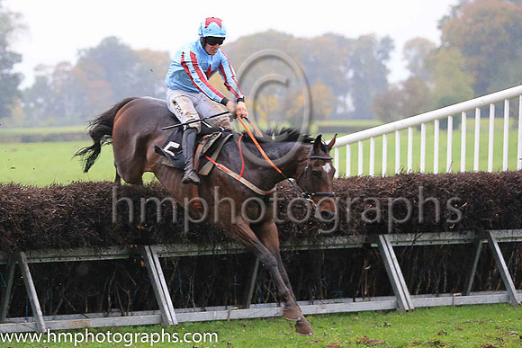 02nd SAMBREMONT (FR) and B O'Neill ( 5 , LIGHT BLUE,maroon star; light blue  maroon striped sleeves; light blue cap,maroon star ) Trainer: D.M. Christie , Owner : S.J. Hegarty