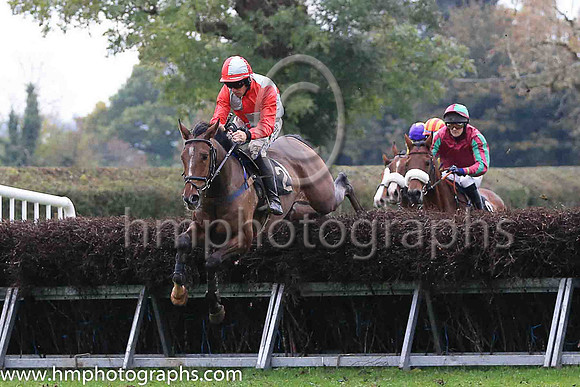 BALLYHOWNE and B O'Neill ( 2 , RED  SILVER QTD; red sleeves; red  silver qtd cap ) Trainer: S.R.B. Crawford,, Owner : Billie-Jo Irwin