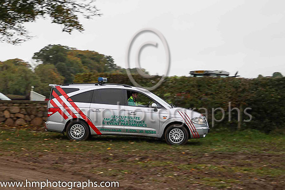 Ambulance arrives at Loughanmore P2P
