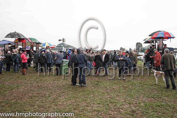 Spectators at the East Antrim Hunt Point to Point at Loughanmore
