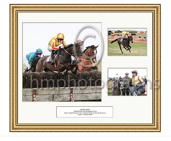 Sample 20" by 14" frame and 3 pics and caption - £115.00