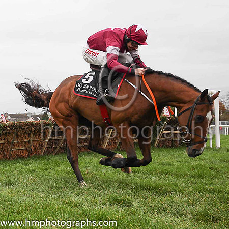 01st Poli Roi and Davy Russell (6, maroon, white star) Trainer Gordon Elliott, Owner Gigginstown - FT8E9623