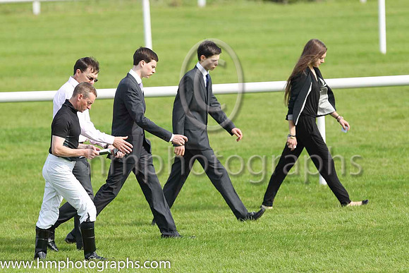 The O'Briens walk the course at Leopardstown