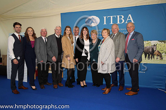 David Christie, family and friends at the ITBA Presentation event at Down Royal