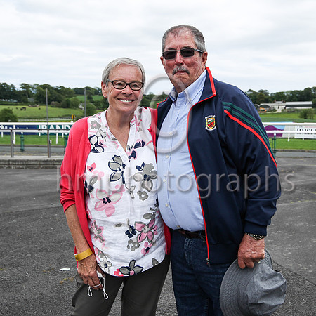 Margaret  and Tom McNulty from Cloonmung in COunty Mato at Downpatrick Races