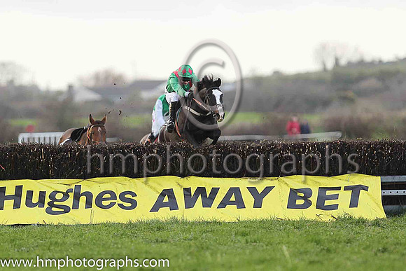 01st CHOSEN DREAM and M J O'Hare ( 3 , EMERALD GREEN,red braces; emerald green sleeves; emerald green cap,red diamonds ) Trainer: Graham McKeever,, Owner : Exors of the late Mrs. M.E. Hagan