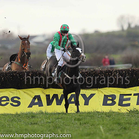 01st CHOSEN DREAM and M J O'Hare ( 3 , EMERALD GREEN,red braces; emerald green sleeves; emerald green cap,red diamonds ) Trainer: Graham McKeever,, Owner : Exors of the late Mrs. M.E. Hagan