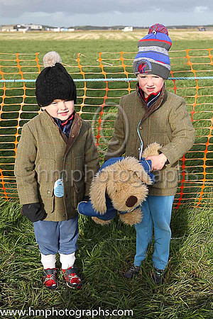 Spectators at Kirkistown P2P with Buffy the Bear