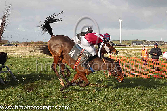 COSMIC FLIGHT and B G Crawford ( 4 , MAROON,white chevron; dark blue  white striped sleeves; maroon  dark blue striped cap ) Trainer: S.R.B. Crawford , Owner : Patricia Duffin
