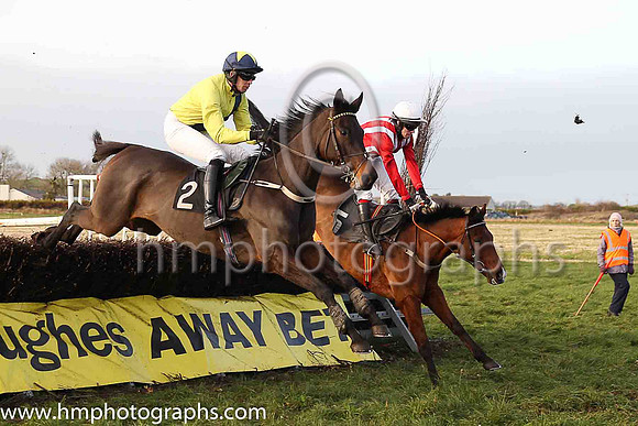 01st INTERNAL TRANSFER (GB) and S Clements ( 2 , YELLOW,dark blue sash; yellow sleeves; dark blue cap,yellow star ) Trainer: Alan Fleming , Owner : Barry Connell