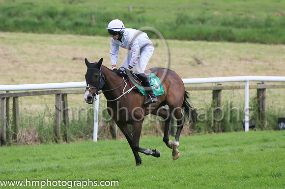 pu Drumbaragh (3 ,white , pink diamond ) Jockey: P J O'Hanlon(5) ,Trainer: Patrick Martin