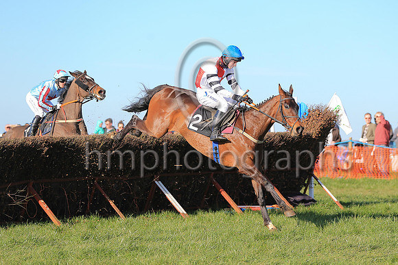 01st FELIX YONGER and N McParlan ( 2 , WHITE  RED QTD; white  black hooped sleeves; royal blue cap ) Trainer: C.A. McBratney , Owner : Samuel Downey James Marley